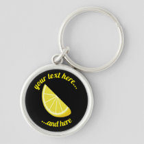 Lemon Slice Keychain