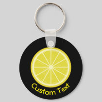Lemon Slice Keychain