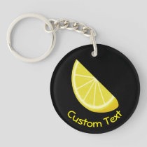 Lemon Slice Keychain