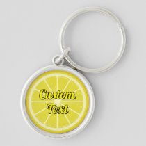 Lemon Slice Keychain