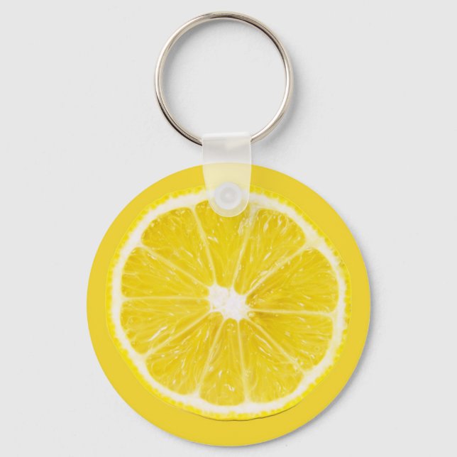 lemon slice keychain (Front)