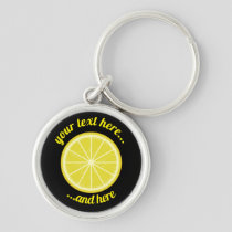 Lemon Slice Keychain