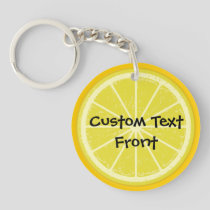 Lemon Slice Keychain