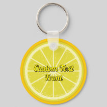 Lemon Slice Keychain