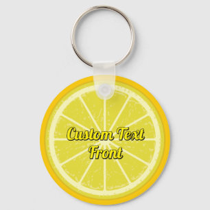 Lemon Slice Keychain