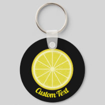 Lemon Slice Keychain