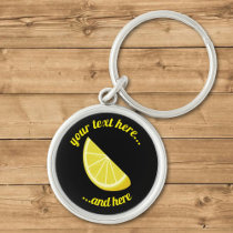 Lemon Slice Keychain