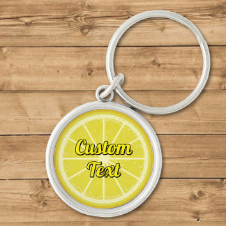 Lemon Slice Keychain