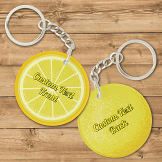 Lemon Slice Keychain