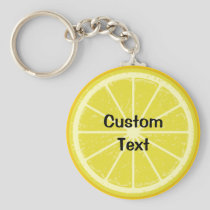 Lemon Slice Keychain