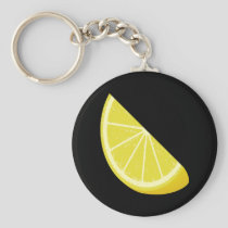 Lemon Slice Keychain