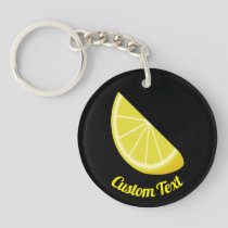 Lemon Slice Keychain