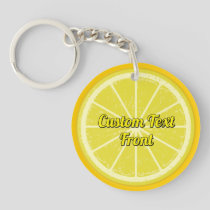 Lemon Slice Keychain