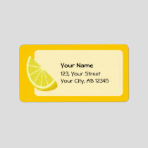 Lemon Slice Label