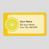 Lemon Slice Label