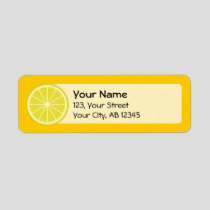 Lemon Slice Label