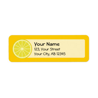 Lemon Slice Label