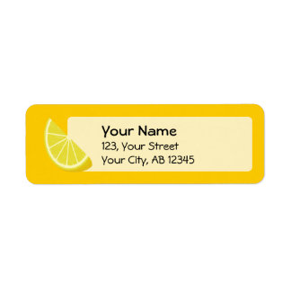 Lemon Slice Label