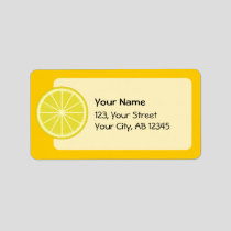 Lemon Slice Label