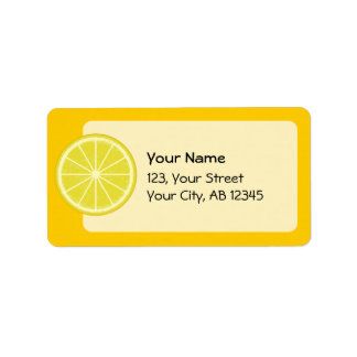 Lemon Slice Label