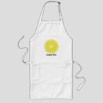 Lemon Slice Long Apron