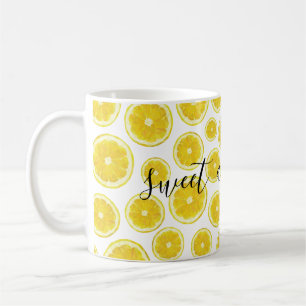 Lemon Slice modern funny quote personal mug