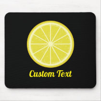 Lemon Slice Mouse Pad