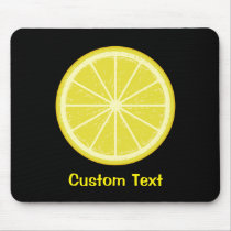 Lemon Slice Mouse Pad