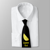 Lemon Slice Neck Tie