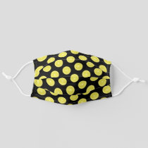 Lemon Slice Pattern Adult Cloth Face Mask