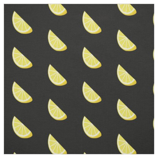 Lemon Slice Pattern Fabric