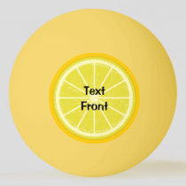 Lemon Slice Ping Pong Ball