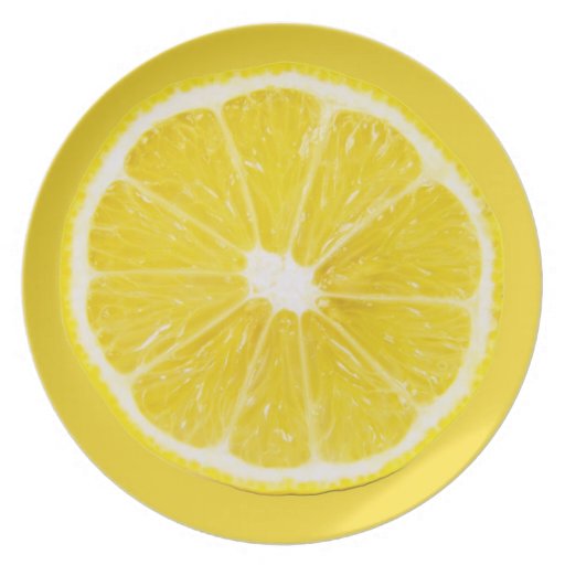 lemon slice plate | Zazzle