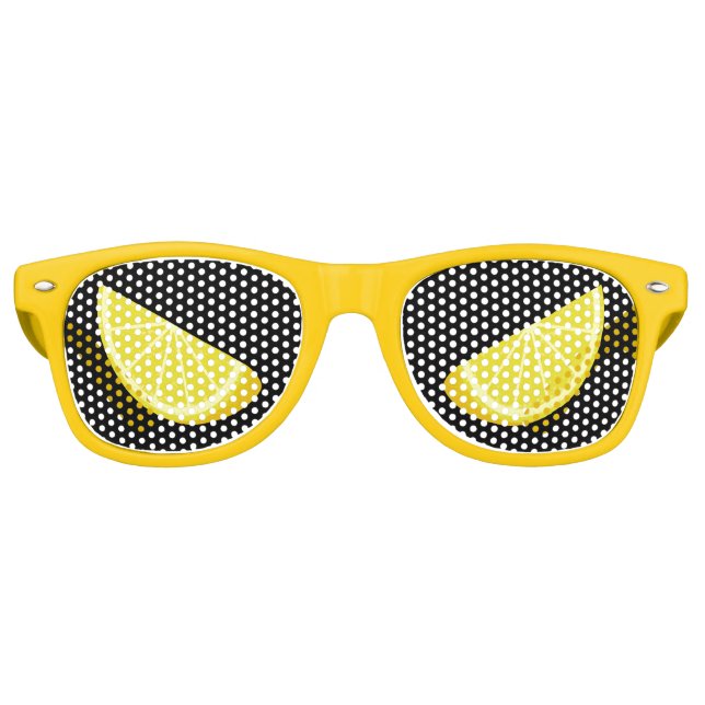 Lemon Slice Retro Sunglasses (Front)