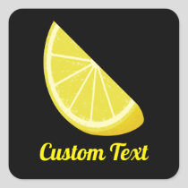 Lemon Slice Square Sticker