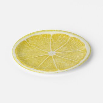 Lemon Slice Summer Party Paper Plates | Zazzle