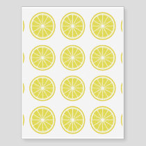 Lemon Slice Temporary Tattoos