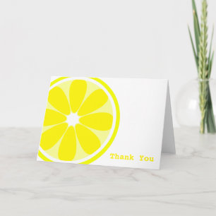 Lemon Slice Thank You Card