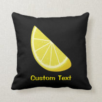 Lemon Slice Throw Pillow