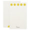 Lemon slice yellow fruit pattern