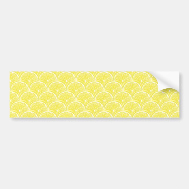 Lemon slices bumper sticker (Front)