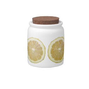 Lemon Slices Candy Jar