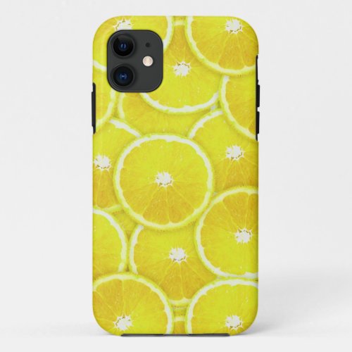 Lemon slices iPhone 11 case