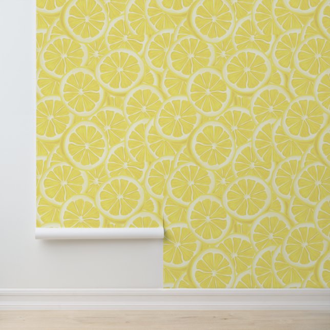 Lemon Slices Design Wallpaper (Application)