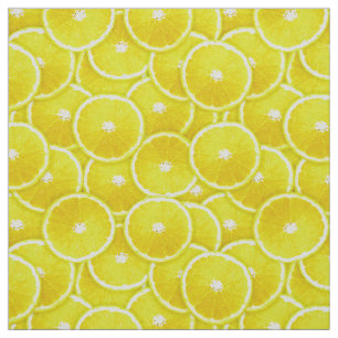 Lemon slices fabric