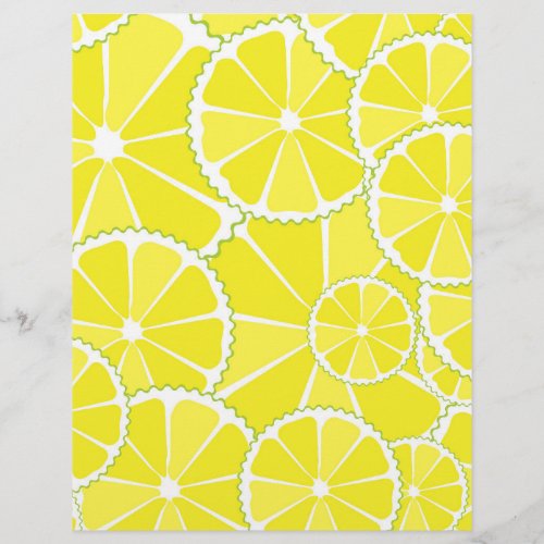 Lemon slices flyer