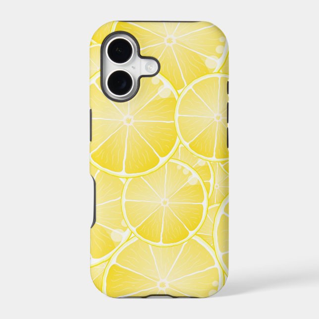 Lemon Slices Iphone Case (Back)