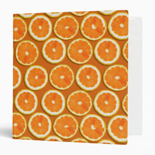 Lemon Slices Pattern 3 Ring Binder