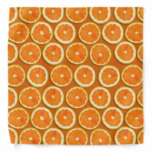 Lemon Slices Pattern Bandana