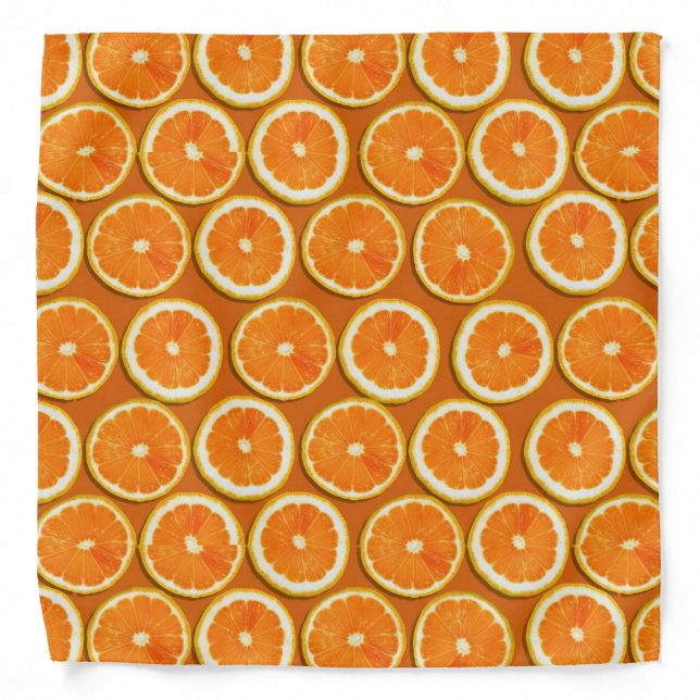 Lemon Slices Pattern Bandana (Front)